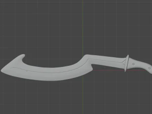 Khopesh Kılıcı 3D Model