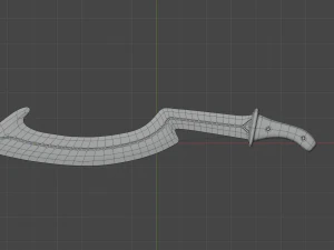 Khopesh Kılıcı 3D Model