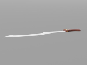 Khopesh Sword 3D Modell