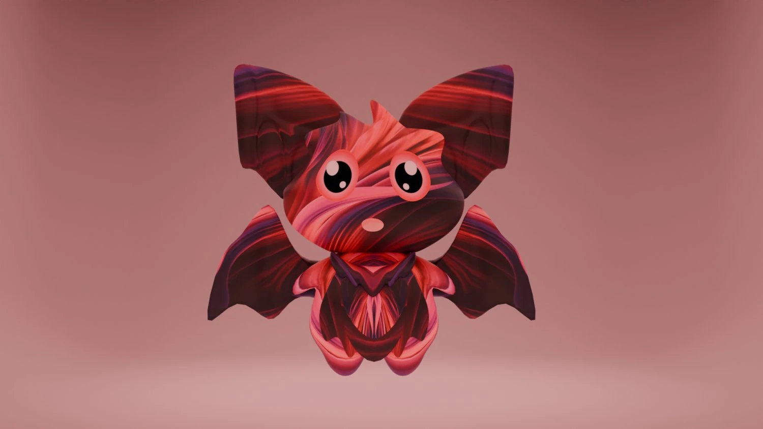 Cartoonish Bat 3D Model .c4d .max .obj .3ds .fbx .stl .blend 