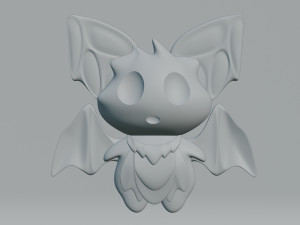 Cartoonish Bat 3D 模型
