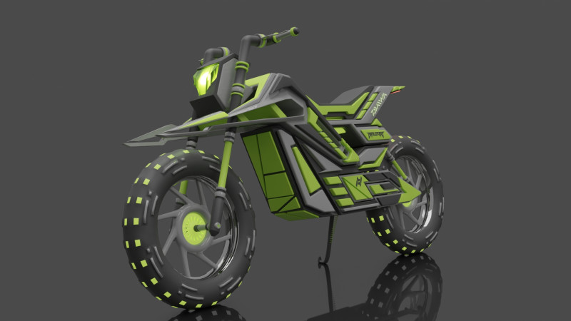 Modern Bike Modello 3D .c4d .max .obj .3ds .fbx .stl .blend 