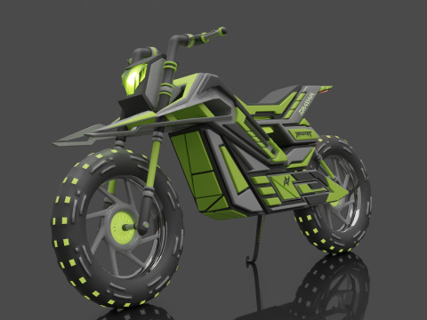 Modern Bike 3D-Modell