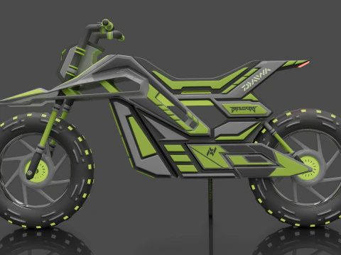 Modern Bike 3D Model