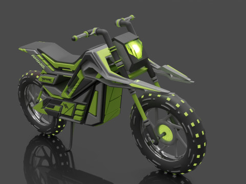 Modern Bike Modello 3D