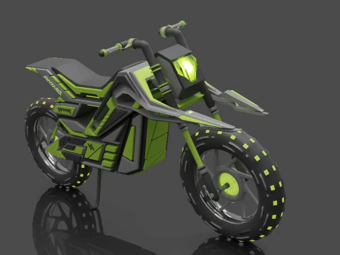Modern Bike 3D Model