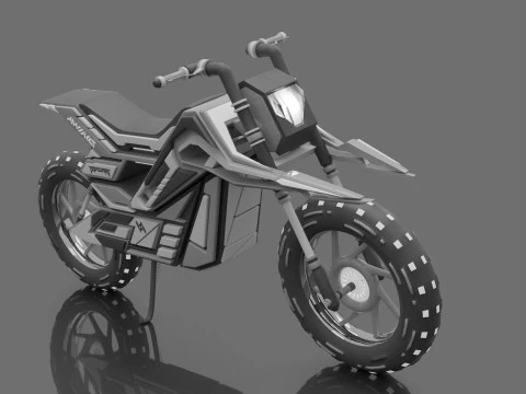 Modern Bike 3D Model