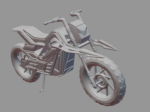 Modern Bike Modello 3D