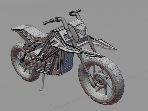 Modern Bike 3D Model