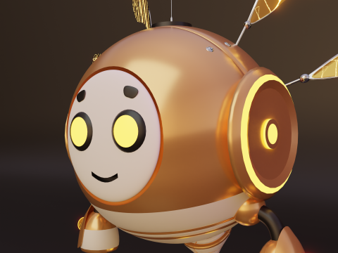 Flying Robot Modèle 3D