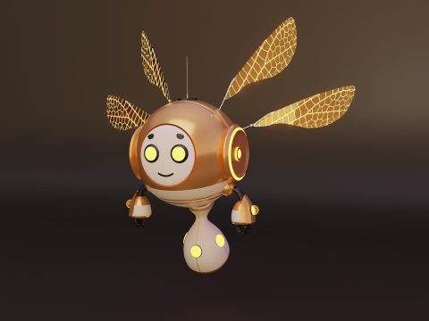 Flying Robot Modèle 3D