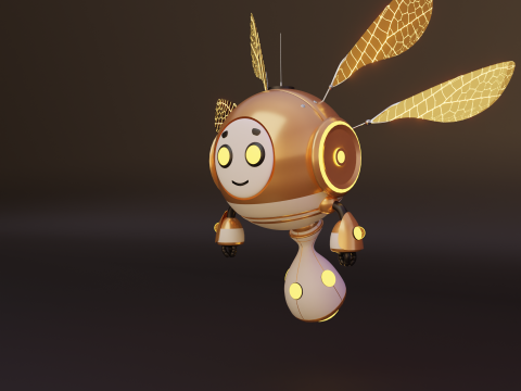 Flying Robot Modèle 3D