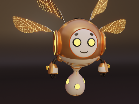 Flying Robot Modèle 3D