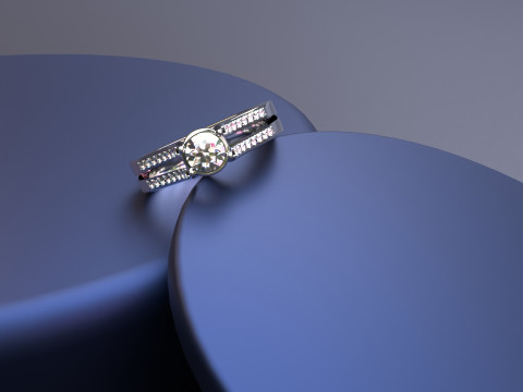 Diamond Ring Modèle 3D