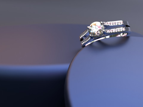 Diamond Ring Modelo 3D