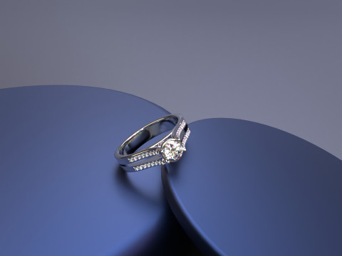 Diamond Ring Modelo 3D