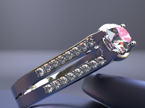 Diamond Ring Modelo 3D
