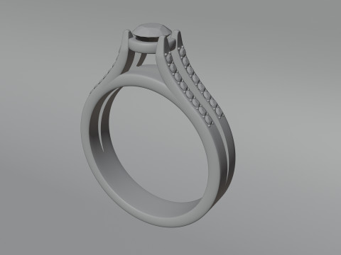 Diamond Ring Modelo 3D
