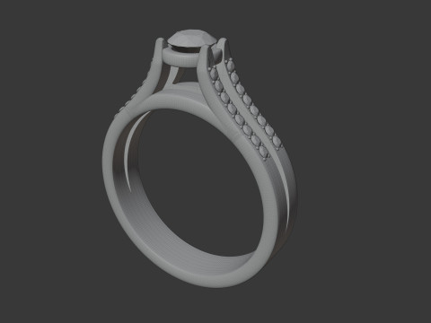 Diamond Ring Modelo 3D