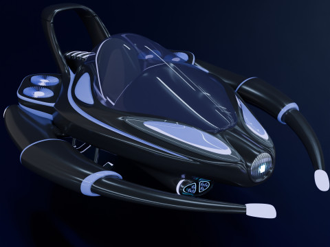 Spaceship 3D Model