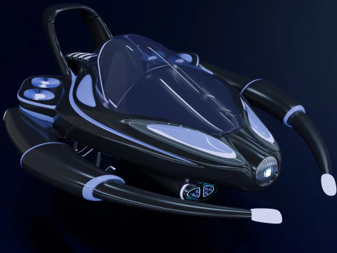 Ruimteschip 3D Model