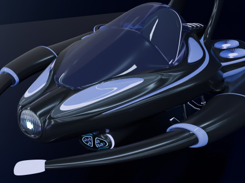 Spaceship Model 3D