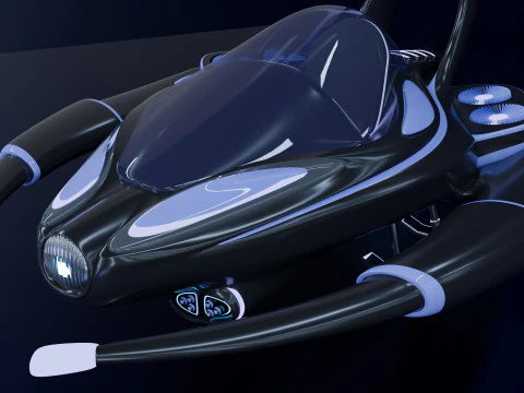 Spaceship 3D Model