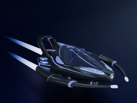 Spaceship Model 3D
