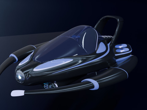 Spaceship Model 3D