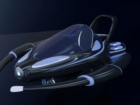 Spaceship 3D Model