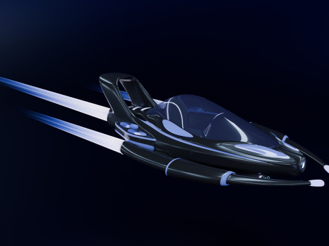 Spaceship Model 3D