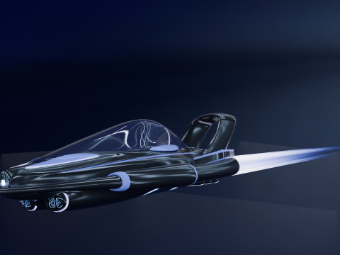 Spaceship Model 3D