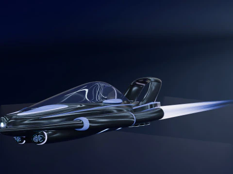 Spaceship 3D Model
