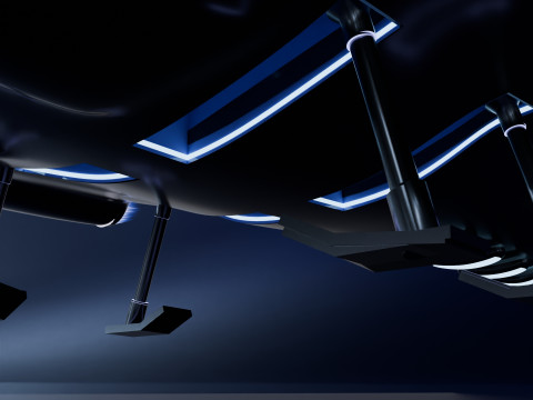 Spaceship Model 3D