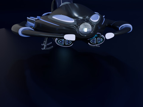 Spaceship Model 3D