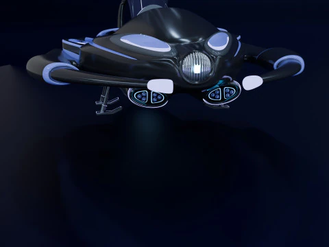Spaceship 3D Model
