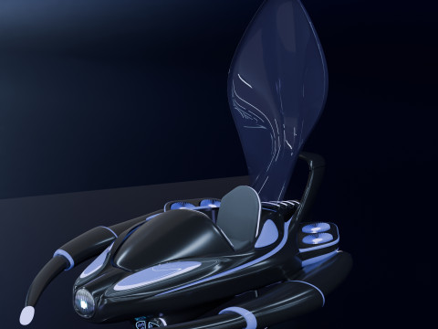 Spaceship Model 3D