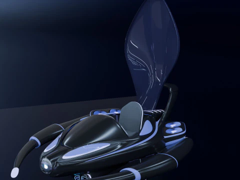 Spaceship 3D Model