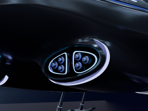 Spaceship Model 3D