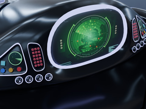 Spaceship Model 3D
