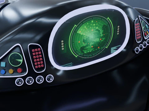 Spaceship 3D Model