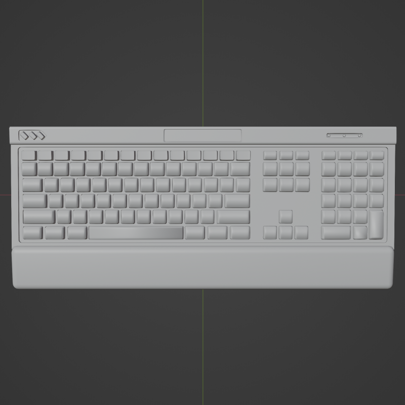 WTS keyboard 3D Model .c4d .max .obj .3ds .fbx .stl .blend 