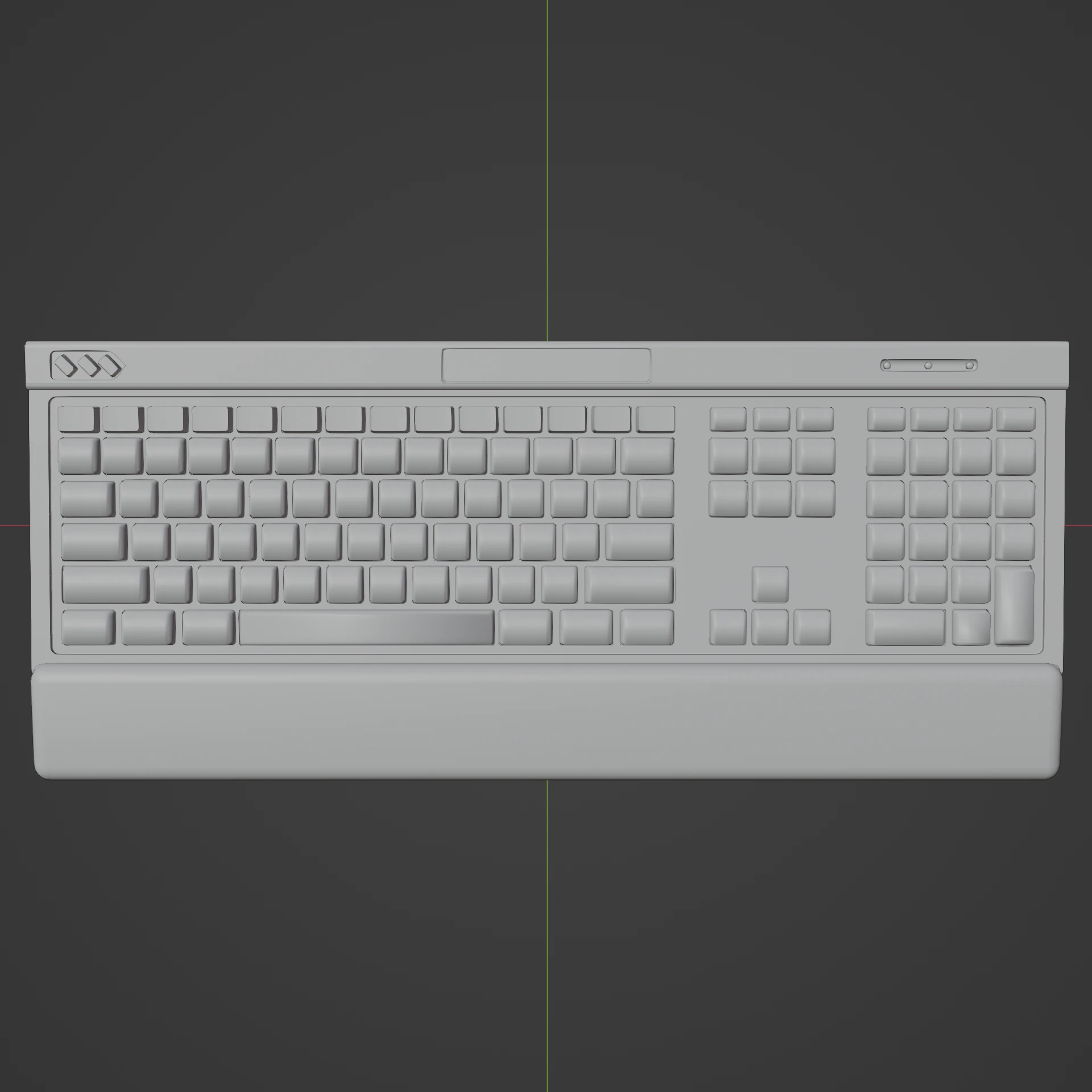 WTS keyboard 3D Model .c4d .max .obj .3ds .fbx .stl .blend