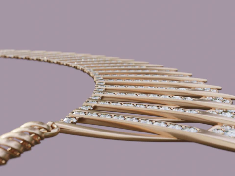 Diamond Neckless 3D Model