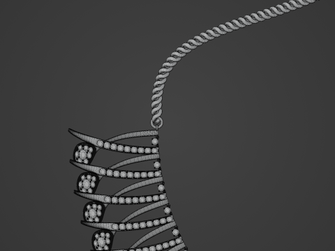 Diamond Neckless 3D Модель
