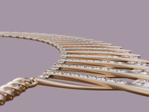 Diamond Neckless 3D Модель