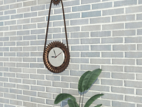 Timing Chain Clock 3D Model