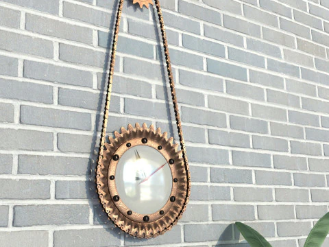 Timing Chain Clock 3D Model