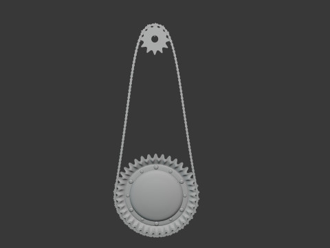 Timing Chain Clock Modelo 3D