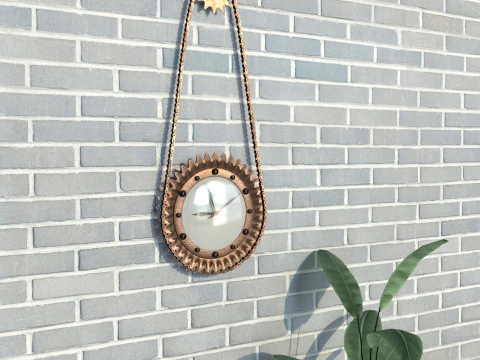 Timing Chain Clock 3D Model